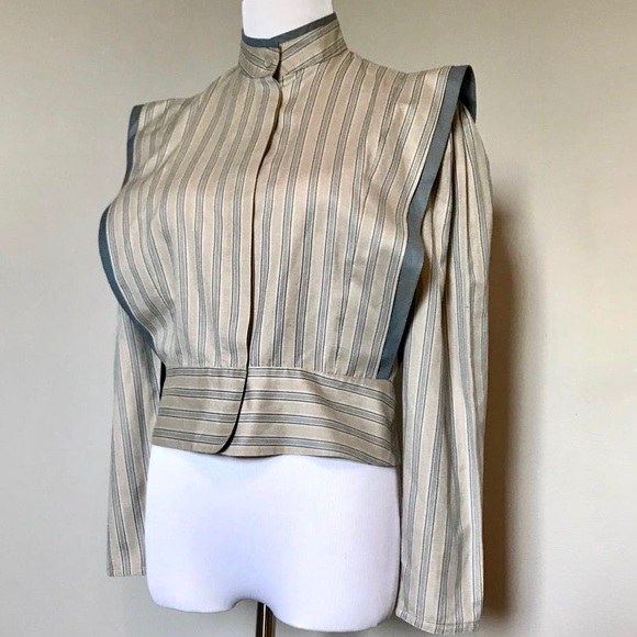 80s Handmade Apron Front Top - Picture 3 of 9